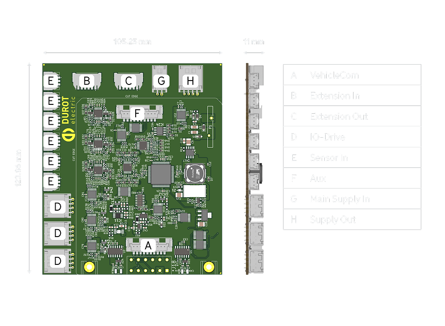 DC Bus Controller technical drawing