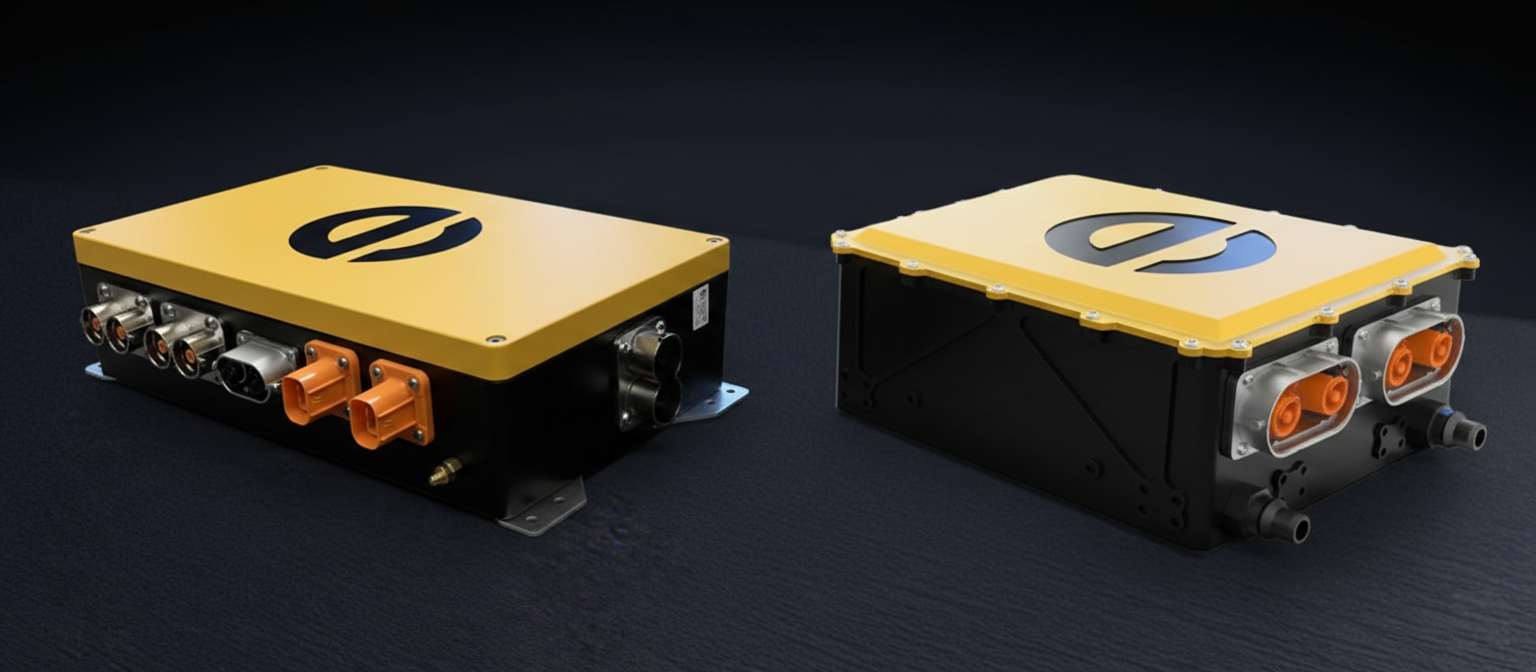 Headerbild PDU Varianten M15P und PowerCharge V2 PDU von durot electric für zuverlässige und sichere Hochvoltstrom-Verteilung in Fahrzeugen und Maschinen.