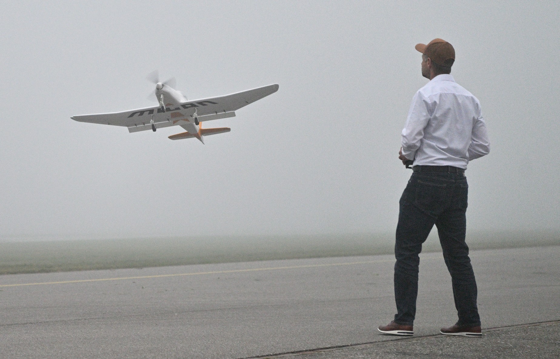 Das Modell des Milan Aircraft fliegt bereits in echt am Himmel.
