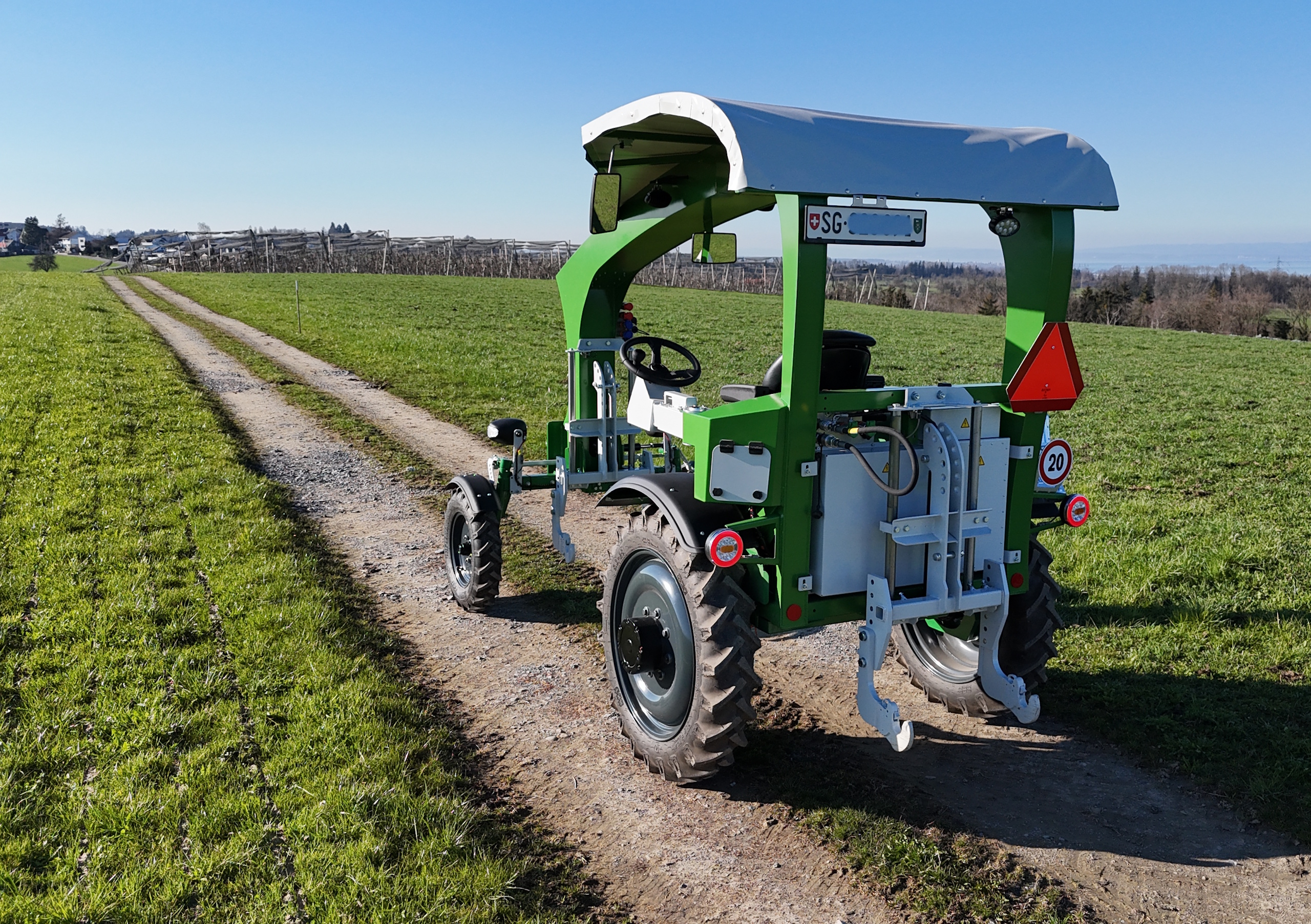 default Prototyp Storch2: ein elektrisches Arbeitsgerät für den Gemüseanbau